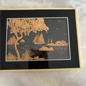 Elegant Black and Brown Nautical Wall Art